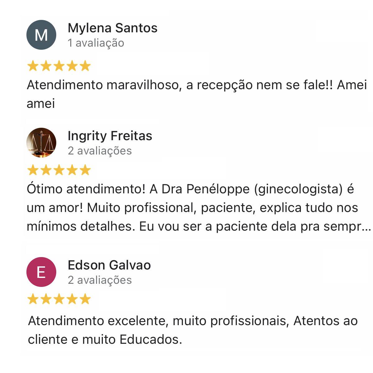 Avaliações 8